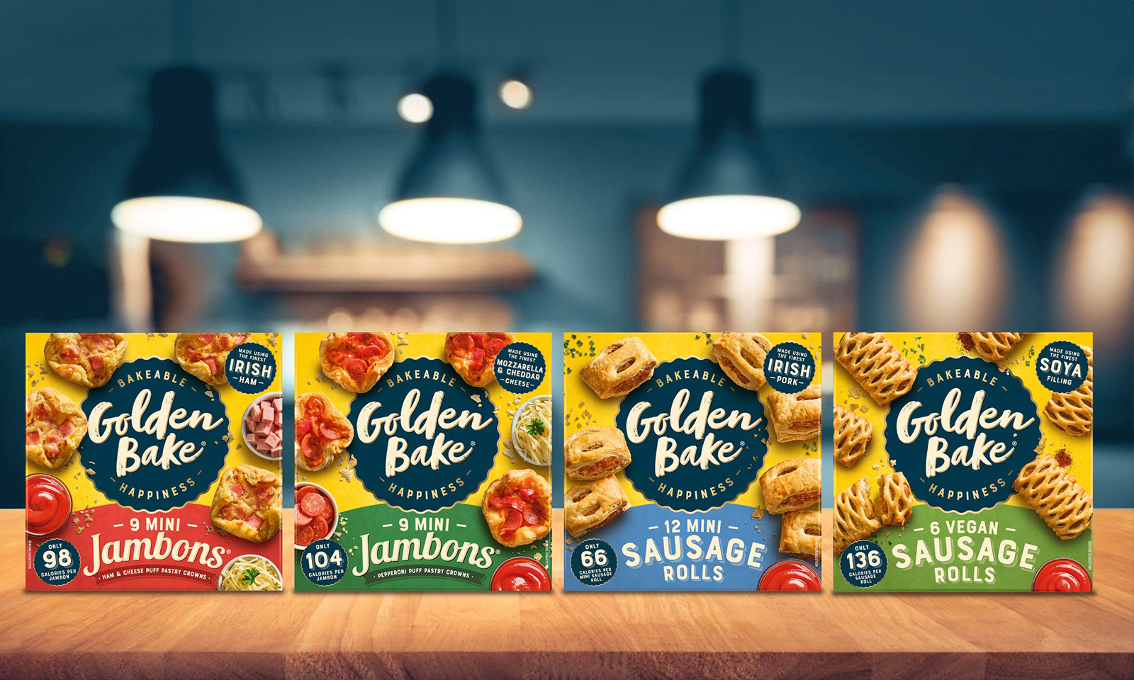 Golden Bake packaging design