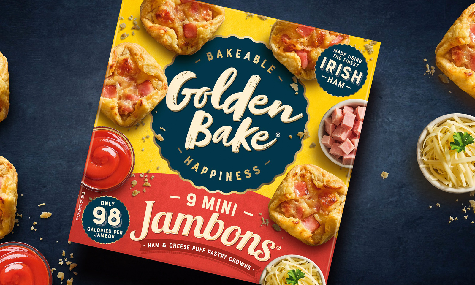 Golden Bake packaging design