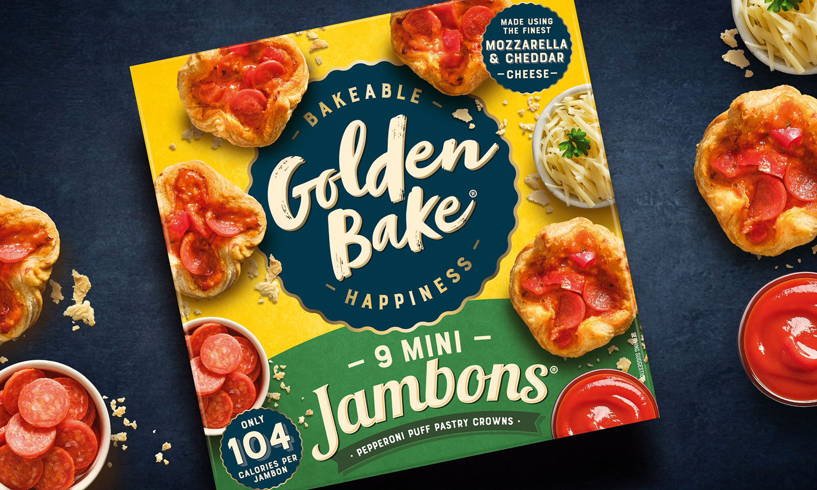 Golden Bake packaging design