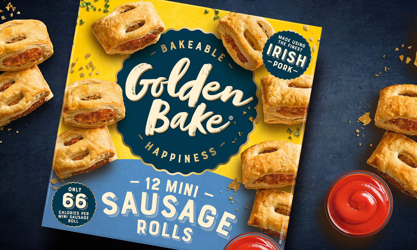 Golden Bake packaging design